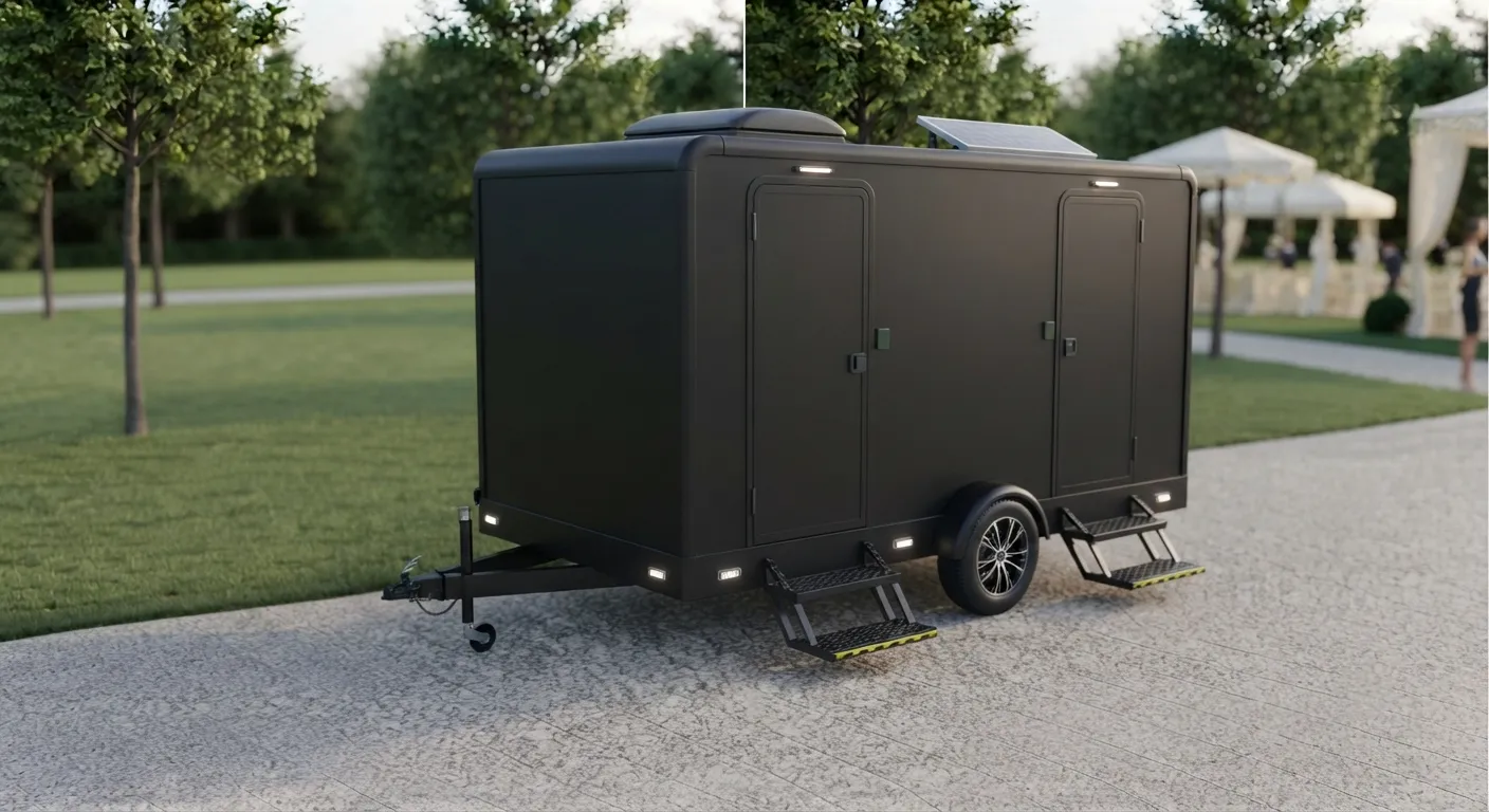 2 Stall Restroom Trailer in Weston, FL