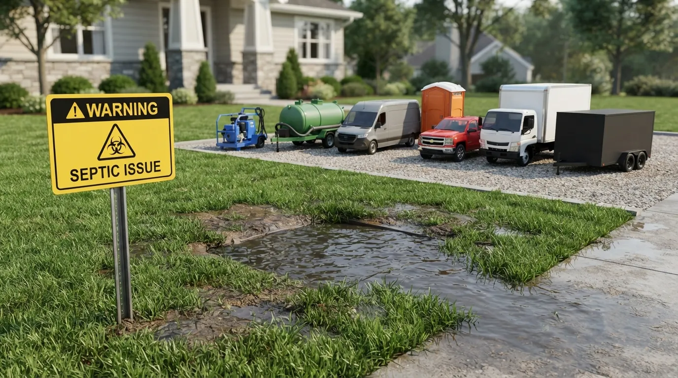 Septic Tank Warning Signs in Weston, FL